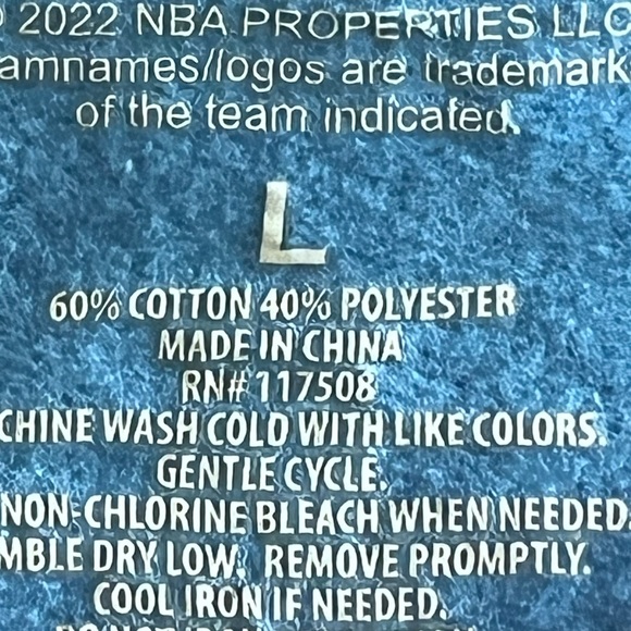 NBA Women's Warriors Oversized Graphic Hoodie Blue L SALE $5​ - Picture 7 of 7